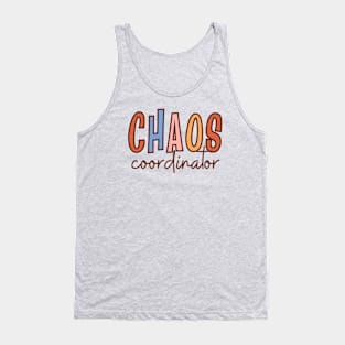 Chaos Coordinator, Vintage Mothers Day, Mama Life Tank Top